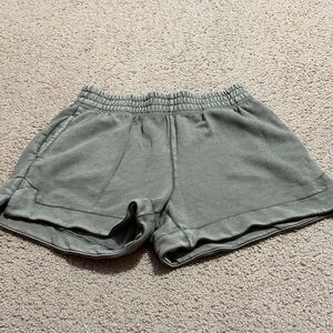 Women's Casual Green Shorts